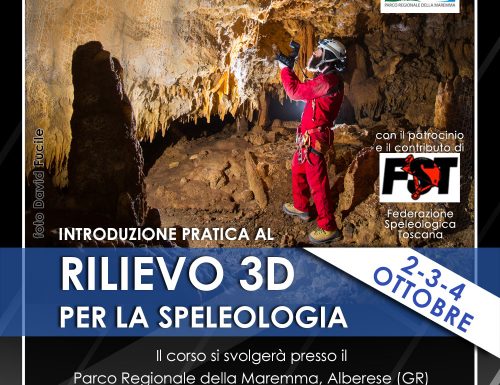 Corso di Introduzione pratica al rilievo 3D per la speleologia
